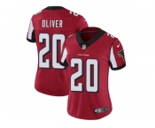 Women Nike Atlanta Falcons #20 Isaiah Oliver Red Team Color Stitched NFL Vapor Untouchable Limited Jersey