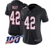 Women's Atlanta Falcons #42 Duke Riley Black Alternate Vapor Untouchable Limited Player 100th Season Football Jersey