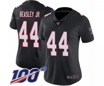 Women's Atlanta Falcons #44 Vic Beasley Black Alternate Vapor Untouchable Limited Player 100th Season Football Jersey