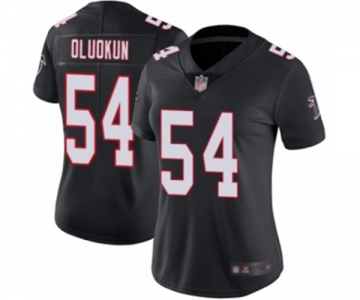 Women's Atlanta Falcons #54 Foye Oluokun Black Alternate Vapor Untouchable Limited Player Football Jersey