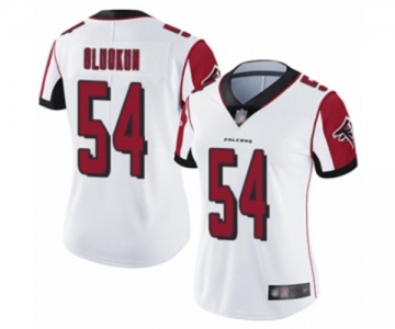 Women's Atlanta Falcons #54 Foye Oluokun White Vapor Untouchable Limited Player Football Jersey