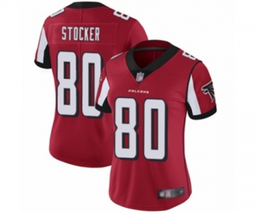 Women's Atlanta Falcons #80 Luke Stocker Red Team Color Vapor Untouchable Limited Player Football Jersey