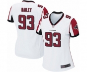 Women's Atlanta Falcons #93 Allen Bailey Game White Football Jersey