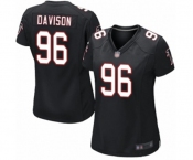 Women's Atlanta Falcons #96 Tyeler Davison Game Black Alternate Football Jersey