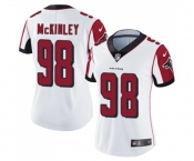 Women's Atlanta Falcons #98 Takkarist McKinley White Vapor Untouchable Limited Player Football Jersey