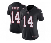 Women's Nike Atlanta Falcons #14 Justin Hardy Vapor Untouchable Limited Black Alternate NFL Jersey
