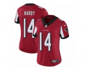 Women's Nike Atlanta Falcons #14 Justin Hardy Vapor Untouchable Limited Red Team Color NFL Jersey