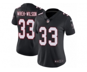 Women's Nike Atlanta Falcons #33 Blidi Wreh-Wilson Black Alternate Vapor Untouchable Limited Player NFL Jersey