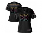 Women's Nike Atlanta Falcons #33 Blidi Wreh-Wilson Game Black Fashion NFL Jersey