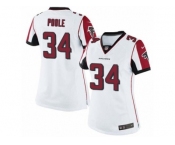 Women's Nike Atlanta Falcons #34 Brian Poole Limited White NFL Jersey