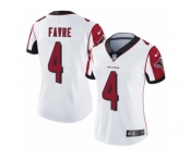Women's Nike Atlanta Falcons #4 Brett Favre Limited White NFL Jersey