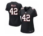 Women's Nike Atlanta Falcons #42 Duke Riley Limited Black Alternate NFL Jersey