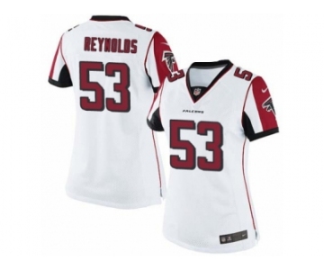 Women's Nike Atlanta Falcons #53 LaRoy Reynolds Limited White NFL Jersey