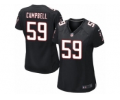 Women's Nike Atlanta Falcons #59 De'Vondre Campbell Limited Black Alternate NFL Jersey