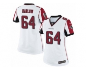 Women's Nike Atlanta Falcons #64 Sean Harlow Limited White NFL Jersey