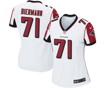 Women's Nike Atlanta Falcons #71 Kroy Biermann Game White NFL Jersey