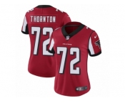 Women's Nike Atlanta Falcons #72 Hugh Thornton Vapor Untouchable Limited Red Team Color NFL Jersey