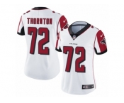 Women's Nike Atlanta Falcons #72 Hugh Thornton Vapor Untouchable Limited White NFL Jersey