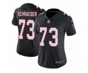 Women's Nike Atlanta Falcons #73 Ryan Schraeder Vapor Untouchable Limited Black Alternate NFL Jersey
