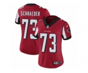 Women's Nike Atlanta Falcons #73 Ryan Schraeder Vapor Untouchable Limited Red Team Color NFL Jersey