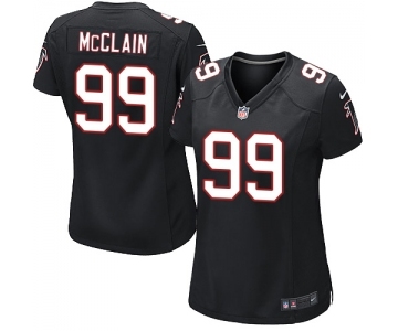 Women's Nike Atlanta Falcons #99 Terrell McClain Game Black Alternate NFL Jersey