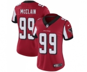 Women's Nike Atlanta Falcons #99 Terrell McClain Red Team Color Vapor Untouchable Limited Player NFL Jersey