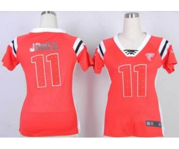 nike women nfl jerseys atlanta falcons #11 jones red[fashion Rhinestone sequins]