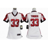 nike women nfl jerseys atlanta falcons #33 michael turner white[nike]