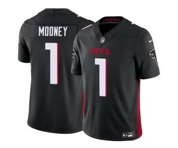 Youth Atlanta Falcons #1 Darnell Mooney Black 2024 F.U.S.E. Vapor Untouchable Limited Stitched Jersey