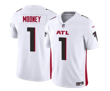 Youth Atlanta Falcons #1 Darnell Mooney White 2024 F.U.S.E. Vapor Untouchable Limited Stitched Jersey