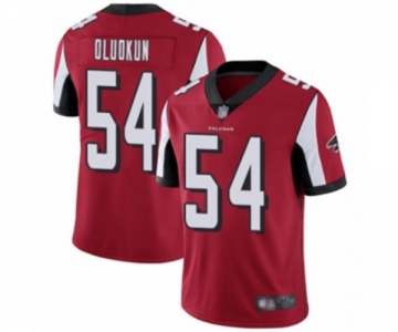 Youth Atlanta Falcons #54 Foye Oluokun Red Team Color Vapor Untouchable Limited Player Football Jersey