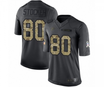 Youth Atlanta Falcons #80 Luke Stocker Limited Black 2016 Salute to Service Football Jersey