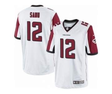 Youth Nike Atlanta Falcons #12 Mohamed Sanu Limited White NFL Jersey