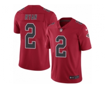 Youth Nike Atlanta Falcons #2 Matt Ryan Limited Red Rush NFL Jersey