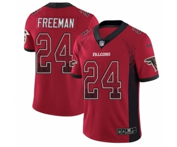 Youth Nike Atlanta Falcons #24 Devonta Freeman Limited Red Rush Drift Fashion NFL Jersey