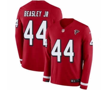 Youth Nike Atlanta Falcons #44 Vic Beasley Limited Red Therma Long Sleeve NFL Jersey