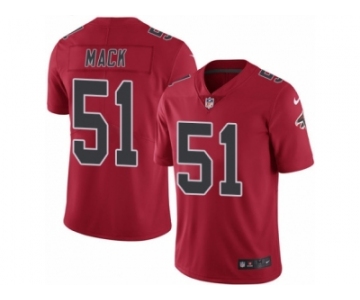 Youth Nike Atlanta Falcons #51 Alex Mack Limited Red Rush NFL Jersey