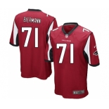Youth Nike Atlanta Falcons #71 Kroy Biermann Limited Red Team Color NFL Jersey