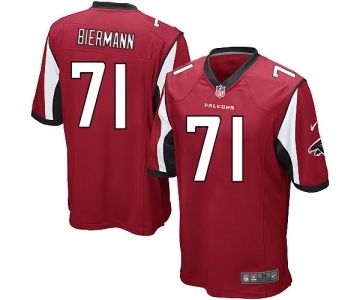 Youth Nike Atlanta Falcons #71 Kroy Biermann Limited Red Team Color NFL Jersey