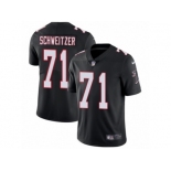 Youth Nike Atlanta Falcons #71 Wes Schweitzer Black Alternate Vapor Untouchable Limited Player NFL Jersey