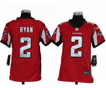 nike youth nfl jerseys atlanta falcons #2 matt ryan red[nike]