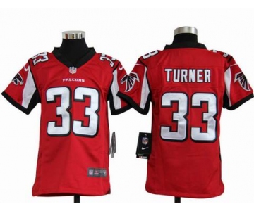 nike youth nfl jerseys atlanta falcons #33 michael turner red[nike]
