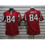 nike youth nfl jerseys atlanta falcons #84 white red[nike limited]
