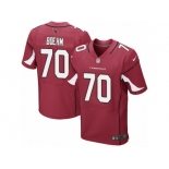 Men Nike Arizona Cardinals #70 Evan Boehm Elite Red Team Color NFL Jersey