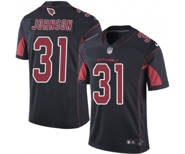 Men's Nike Arizona Cardinals #31 David Johnson Elite Black Rush Vapor Untouchable NFL Jersey