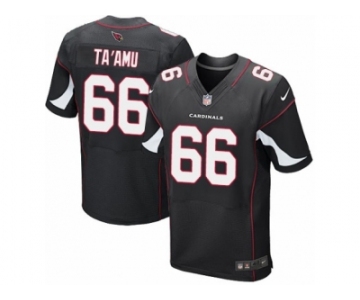 Men's Nike Arizona Cardinals #66 Alameda Ta'amu Elite Black Alternate NFL Jersey