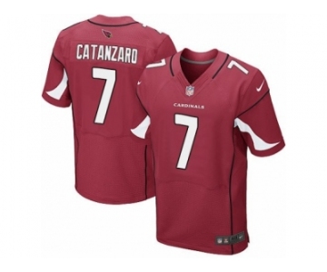 Men's Nike Arizona Cardinals #7 Chandler Catanzaro Elite Red Team Color NFL Jersey