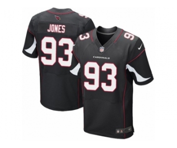 Men's Nike Arizona Cardinals #93 Jarvis Jones Elite Black Alternate NFL Jersey