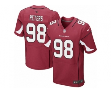 Men's Nike Arizona Cardinals #98 Corey Peters Elite Red Team Color NFL Jersey