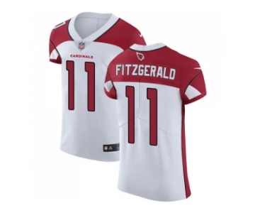 Nike Arizona Cardinals #11 Larry Fitzgerald White Men Stitched NFL Vapor Untouchable Elite Jersey